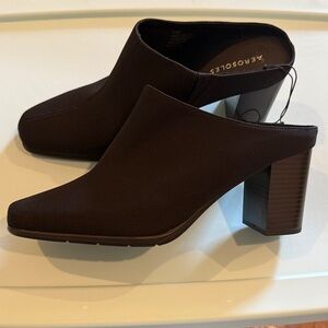 AEROSOLES Women's Black Mules Shoes Size 11
